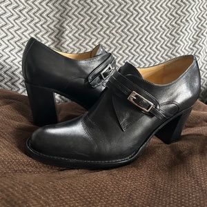 Free Lance Queenie Buckle Black leather Shootie